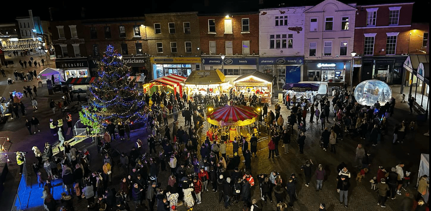 Successful Christmas lights switch on event in Gainsborough