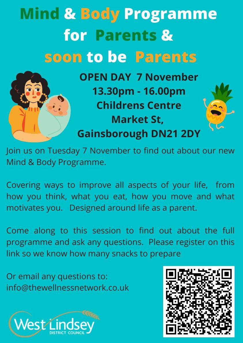 Mind and body programme for parents or soon to be parents