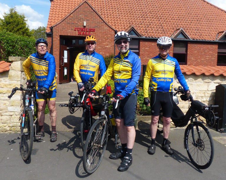 Gainsborough Aegir Cycling Club: ride to Heighington for Cycling UK A.G.M