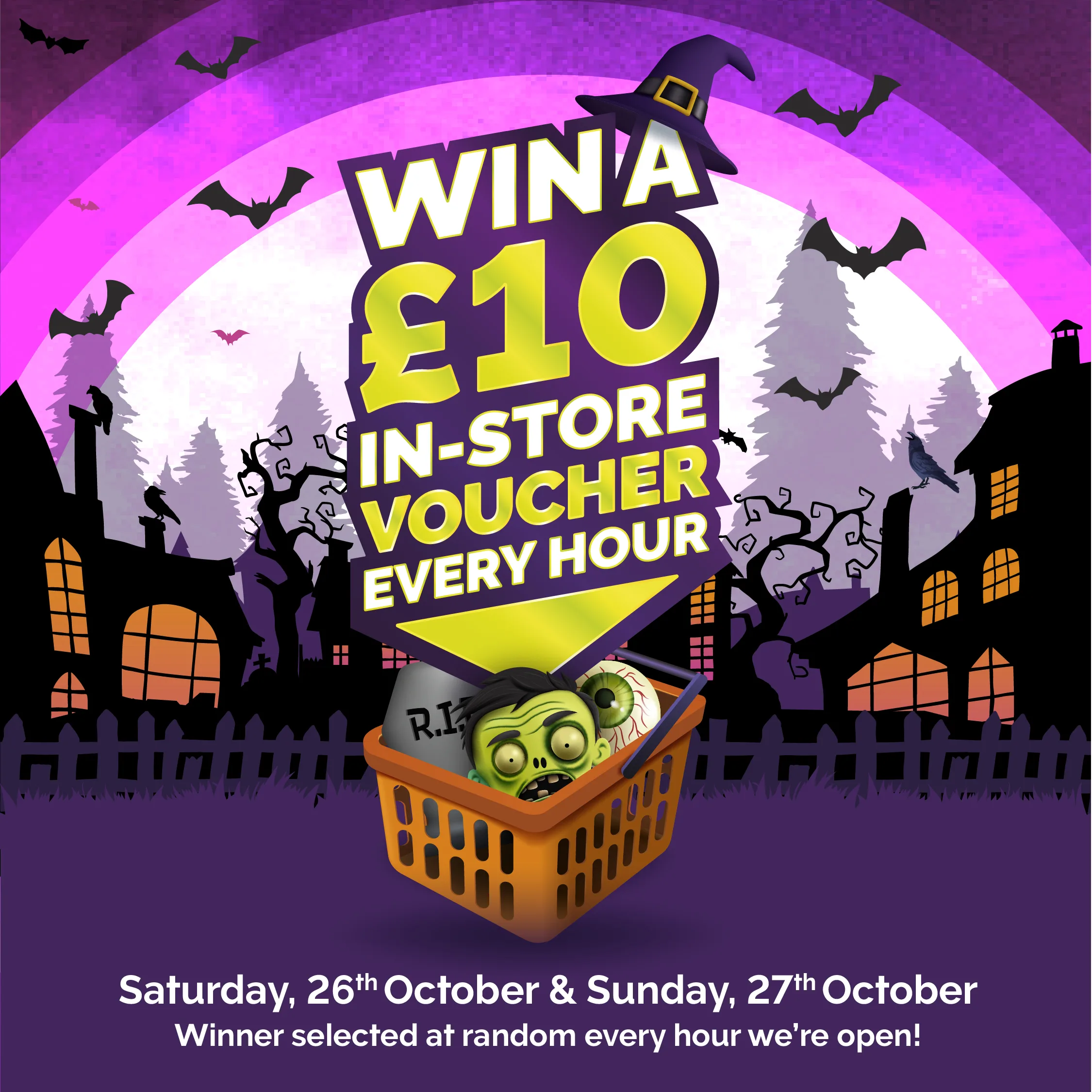 Poundstretcher to celebrate Halloween by giving away free shopping vouchers to customers this weekend in Gainsborough