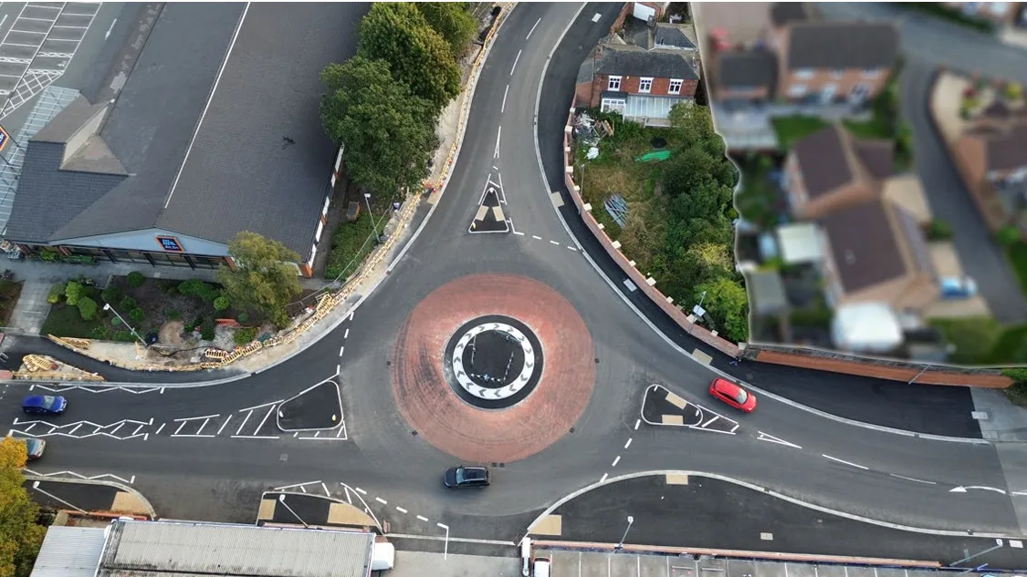 Foxby Hill Lea Road roundabout and Footpath update